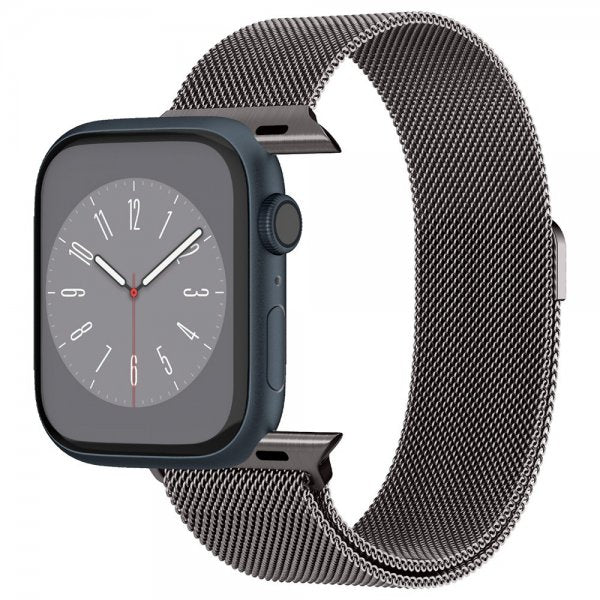 Spigen Apple Watch 44/45/46mm/Ultra 49mm Armbånd Metal Fit Graphite
