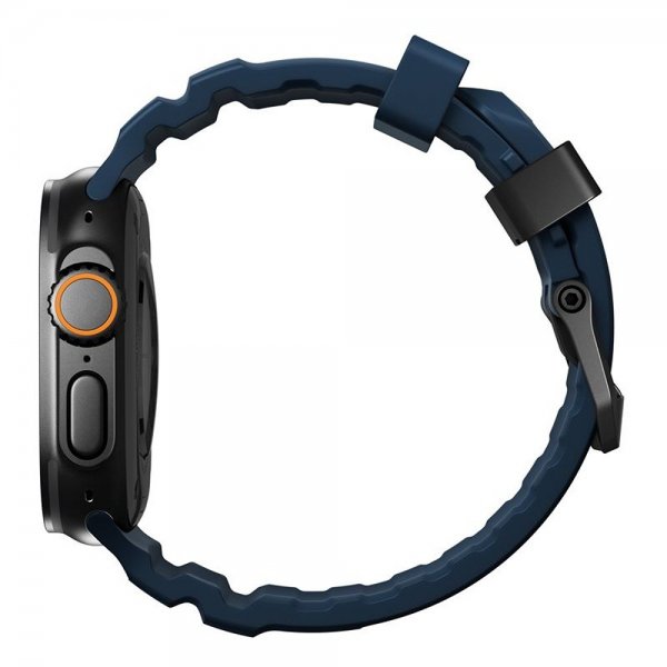 Nomad Apple Watch 44/45/46mm/Ultra 49mm Armbånd Rocky Point Svart Atlantic