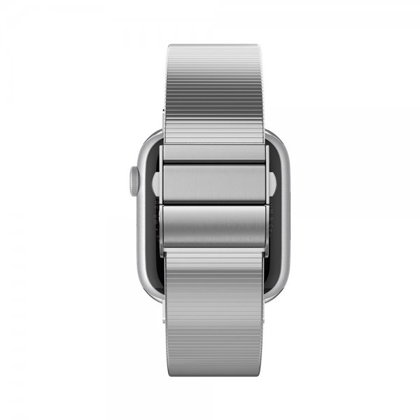Spigen Apple Watch 44/45/46mm/Ultra 49mm Armbånd Sleek Link Sølv
