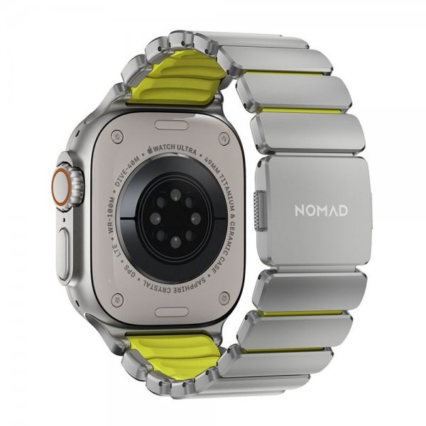 Nomad Apple Watch 44/45/46mm/Ultra 49mm Armbånd Stratos Band Natural Volt