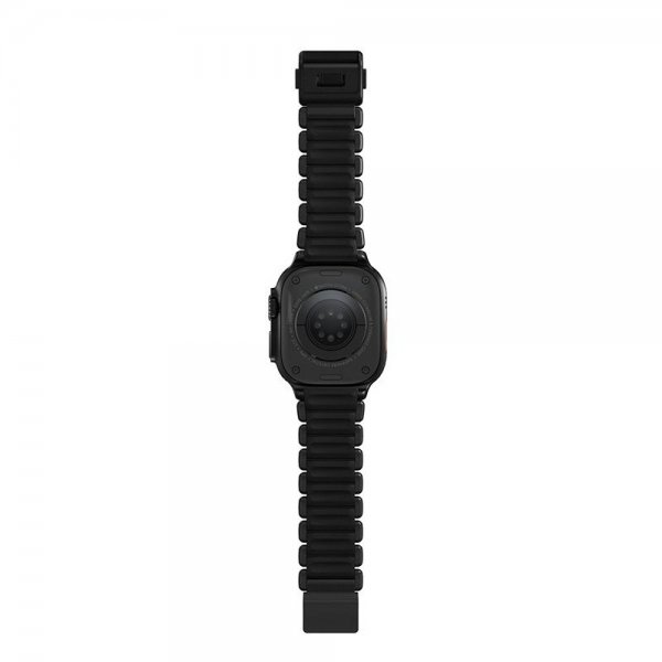 Nomad Apple Watch 44/45/46mm/Ultra 49mm Armbånd Stratos Band Svart Ultra Orange