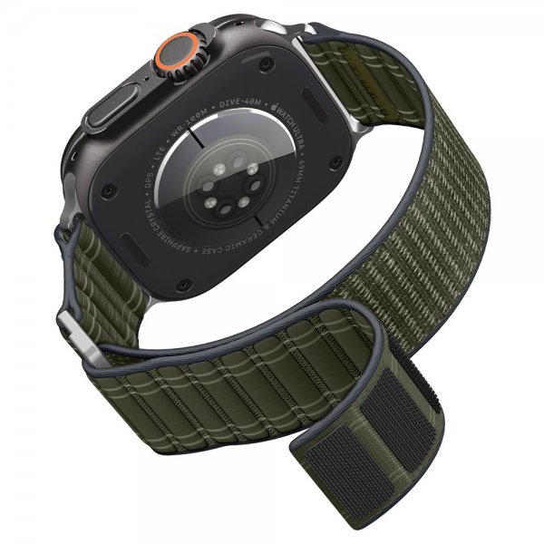Spigen Apple Watch 44/45/46mm/Ultra 49mm Armbånd WBF0 Grønn