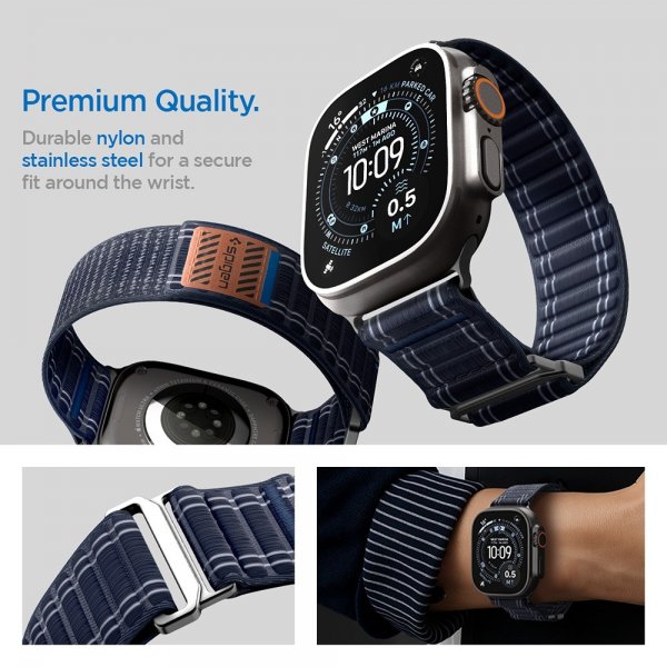 Spigen Apple Watch 44/45/46mm/Ultra 49mm Armbånd WBF0 Navy