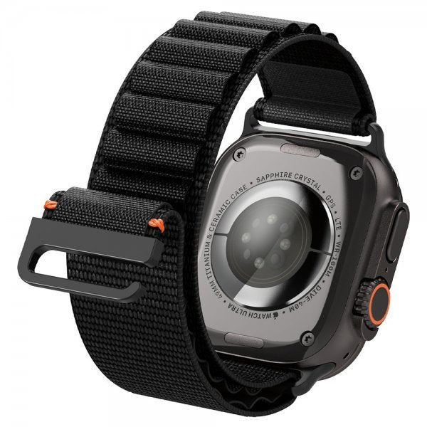 Spigen Apple Watch 44/45/46mm/Ultra 49mm Armbånd WBF1 Svart