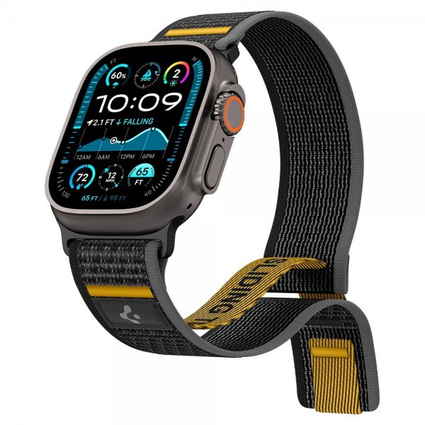 Spigen Apple Watch 44/45/46mm/Watch Ultra 49mm Armbånd Athlex Air Active Black