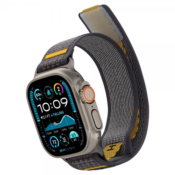 Spigen Apple Watch 44/45/46mm/Watch Ultra 49mm Armbånd Athlex Air Active Gray