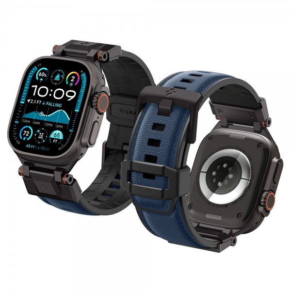Spigen Apple Watch 44/45/46mm/Watch Ultra 49mm Armbånd DuraPro Armor Navy Blue
