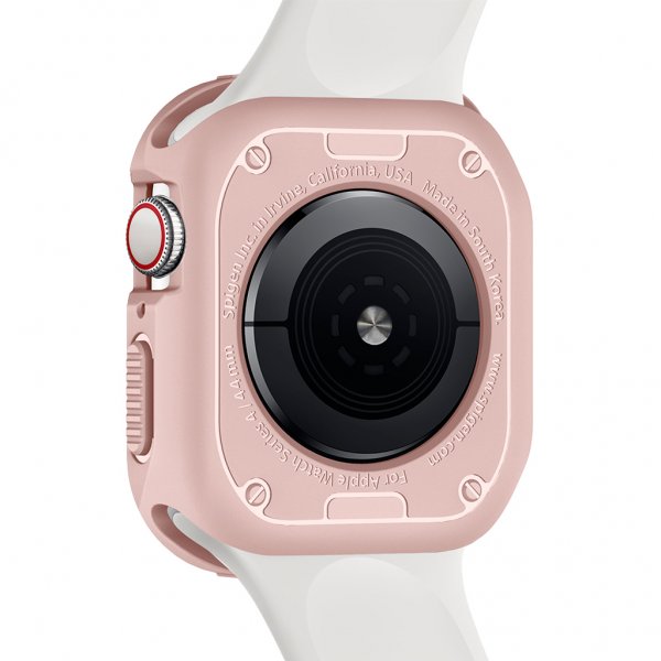 Spigen Apple Watch 44/45mm Deksel Rugged Armor Rosegull