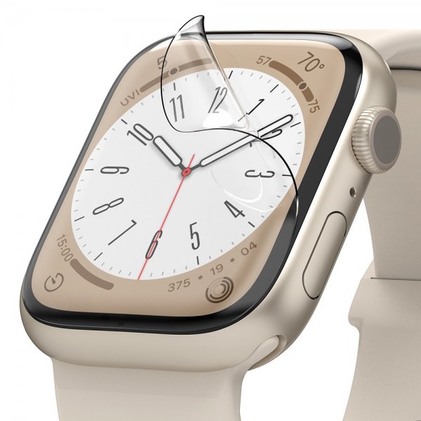 Ringke Apple Watch 44/45mm Skjermbeskytter Dual Easy Film 3-pack