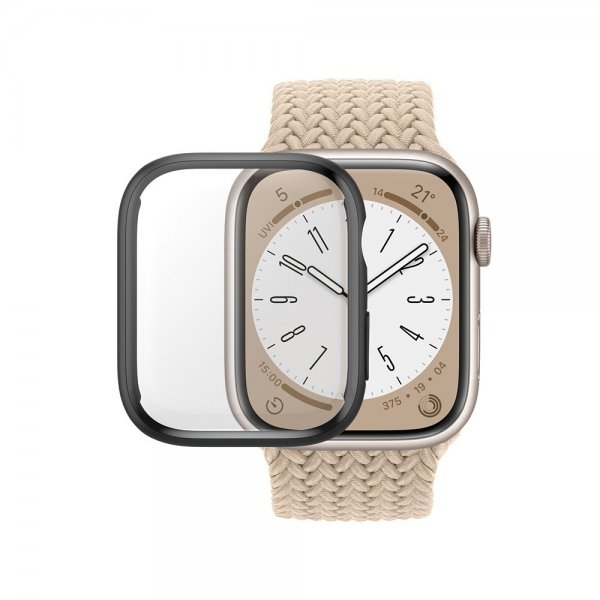 PanzerGlass Apple Watch 45mm Deksel Skjermbeskytter Full Body Protector Svart