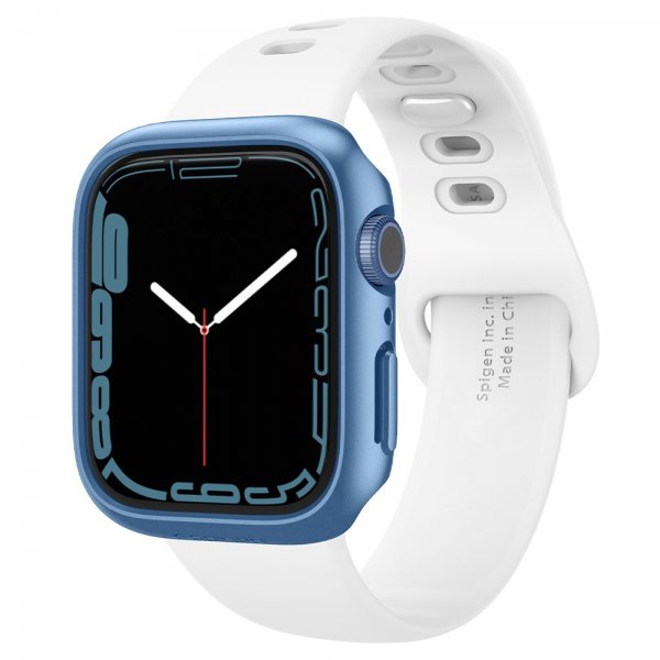 Spigen Apple Watch 45mm Deksel Thin Fit Metallic Blue