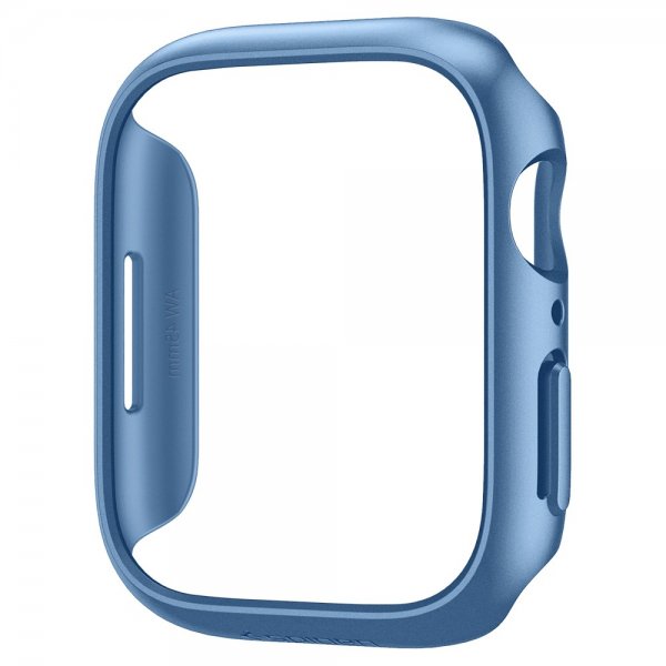 Spigen Apple Watch 45mm Deksel Thin Fit Metallic Blue