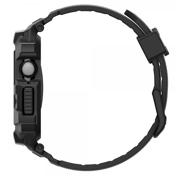 Spigen Apple Watch 46mm (Series 10/11) Armbånd Rugged Armor Pro 2 Matte Black