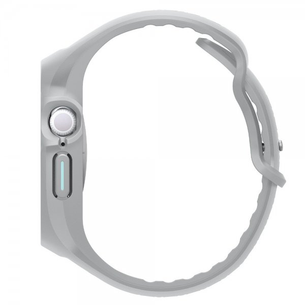Spigen Apple Watch 46mm (Series 10/11) Deksel med Armbånd Liquid Air Pro Grå
