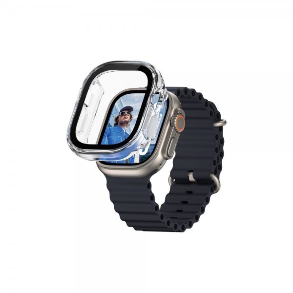 PanzerGlass Apple Watch Ultra 1/2 49mm Deksel Skjermbeskytter Full Body Protection Transparent