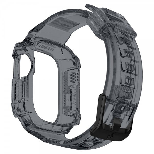 Spigen Apple Watch Ultra 49mm Armbånd og Deksel Rugged Armor Pro Space Crystal