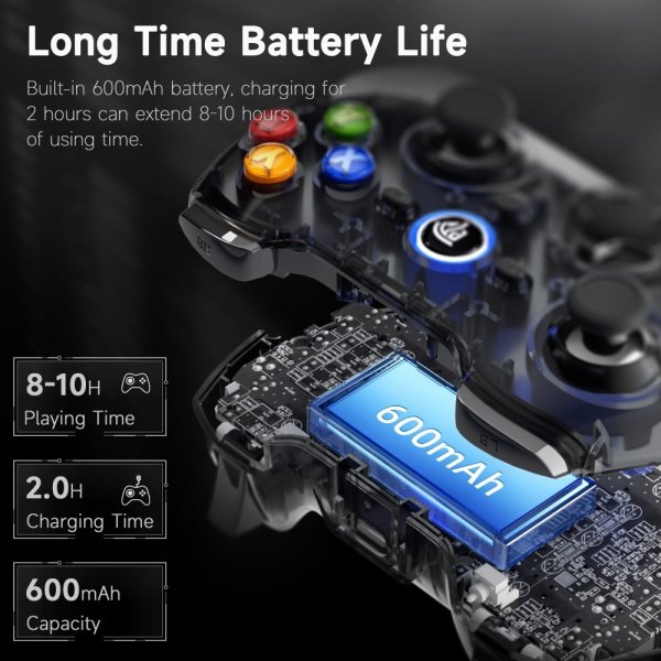 EasySMX Arion 9013 Pro Trådløs Spillkontroller PC/Switch/Mobil Svart