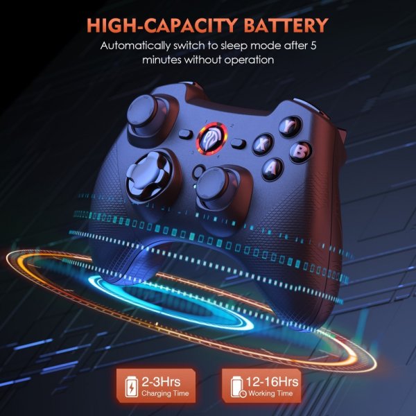 EasySMX Arion 9101 Trådløs Spillkontroller PS3/Android/PC Svart
