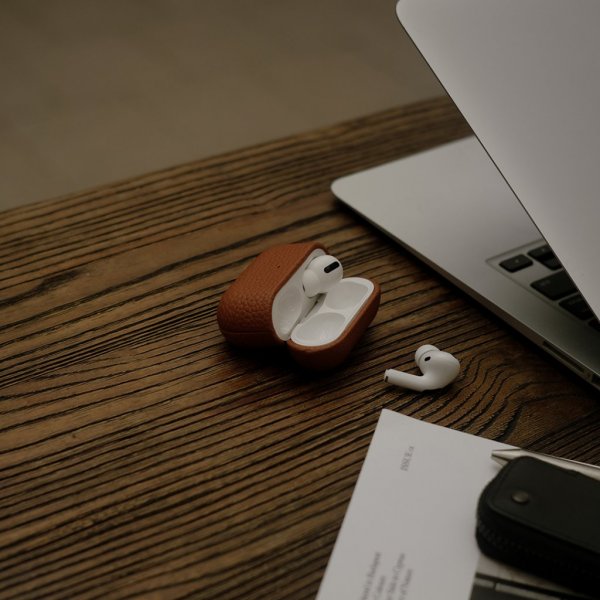 KeyBudz AirPods Pro 2 Deksel Artisan Series Brun