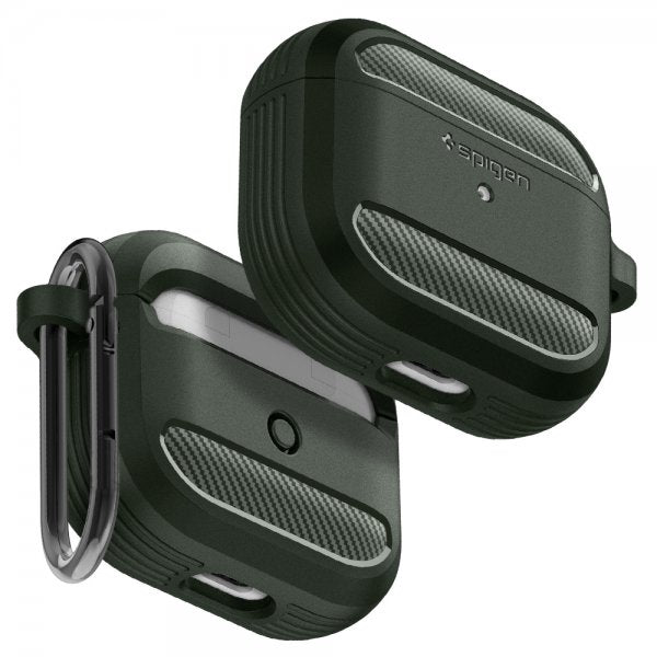 Spigen AirPods 3 Deksel Rugged Armor Military Green