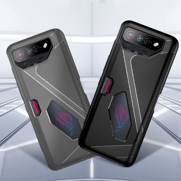 Asus ROG Phone 7 Deksel med Tekstur Svart