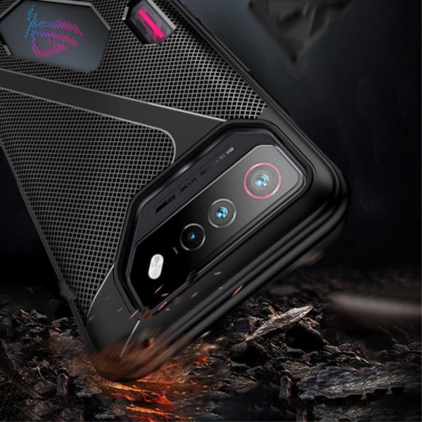 Asus ROG Phone 7 Deksel med Tekstur Svart