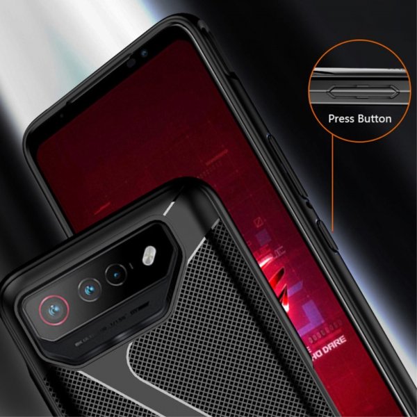 Asus ROG Phone 7 Deksel med Tekstur Svart