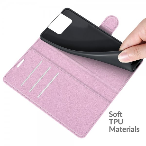 Asus Zenfone 8 Flip Etui Litchi Rosa