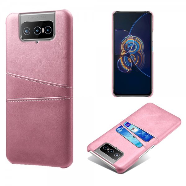 Asus Zenfone 8 Flip Deksel To Kortlommer Rosa