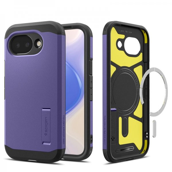 Spigen Google Pixel 10a Deksel Tough Armor MagFit Ash Violet