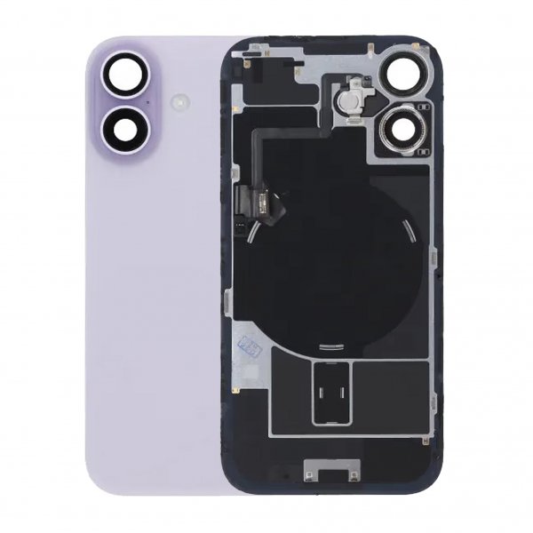 Original glassbakside med smådeler til iPhone 17 - Lavendel