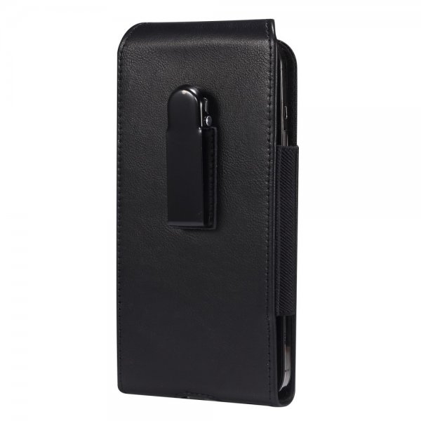Etui Belteveske Mobiltelefon 6.2-6.5" Svart