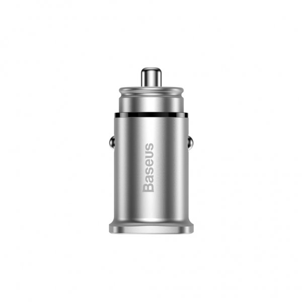 Baseus Mobillader til bil PPS 30W Type-C & USB-A Sølv