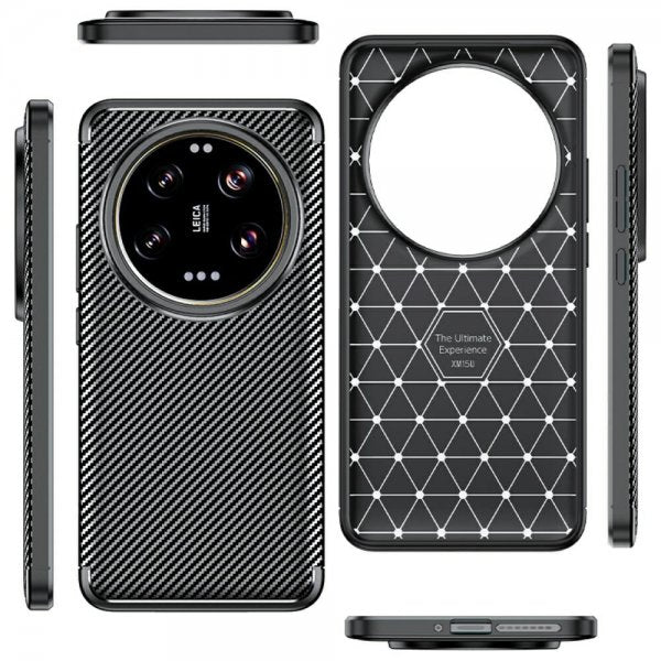 Beline Xiaomi 15 Ultra Deksel Carbon Armor Svart