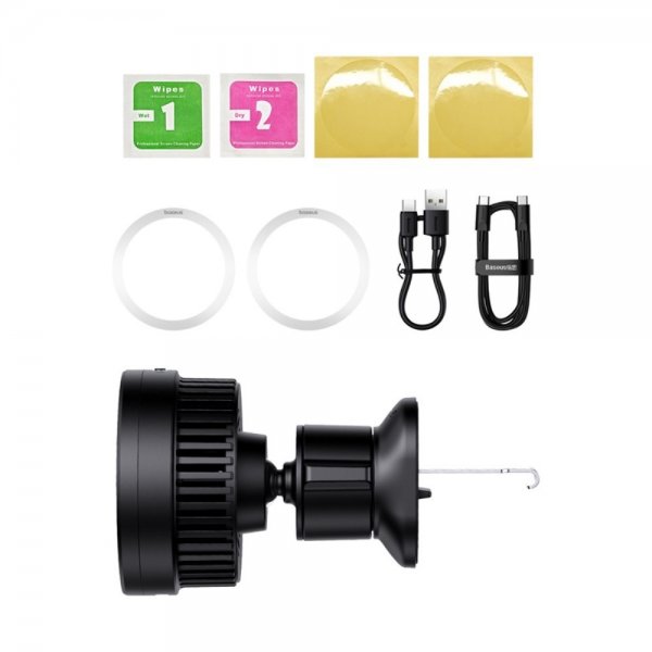 Baseus Mobilholder til bil MagPro Series Magnetic Wireless Charging Car Mount 15W MagSafe