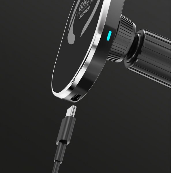 Celly Mobillader til bil MagSafe Car Holder With Wireless Charging Air Vent
