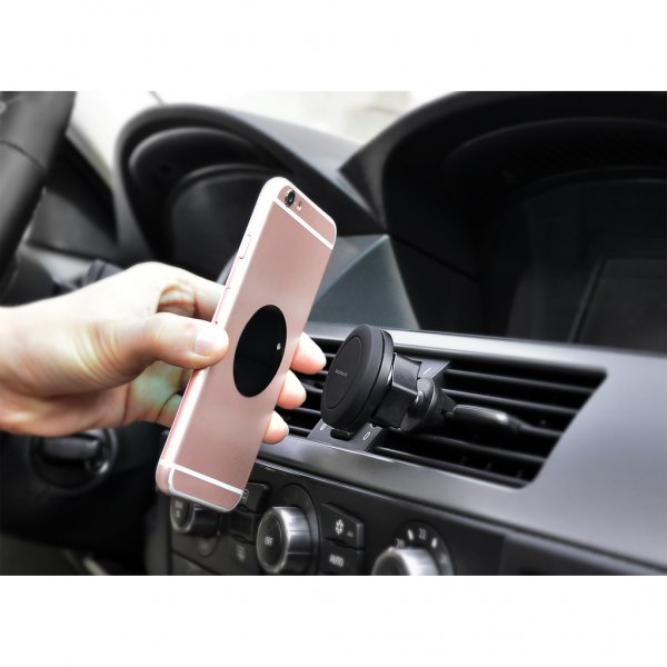 Deltaco Mobilholder til bil Med Magnet Tilting Svart