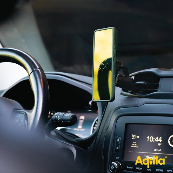Aqiila Mobilholder til bil Chargebird QC1 Qi2 MagSafe 15W