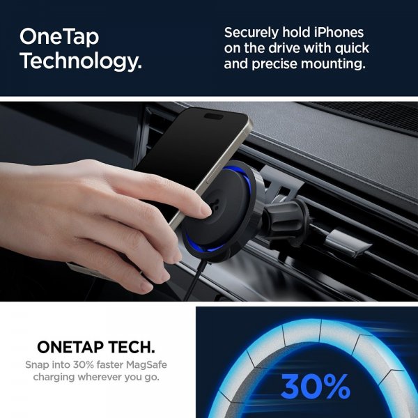 Spigen Mobilholder til bil OneTap Pro 3 CryoMax Air Vent MagFit Air Vent