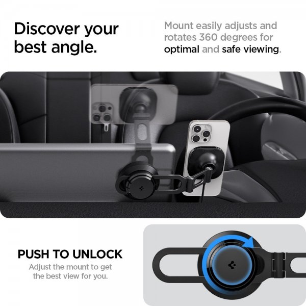 Spigen Mobilholder til bil OneTap Pro 3 Tesla Screen Mount with Charging MagFit