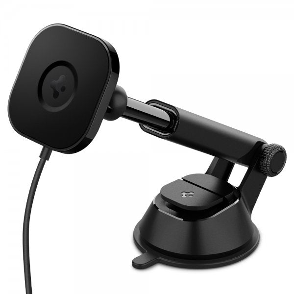Spigen Mobilholder til bil OneTap Magnetic Car Mount Dashboard Wireless Charging Svart
