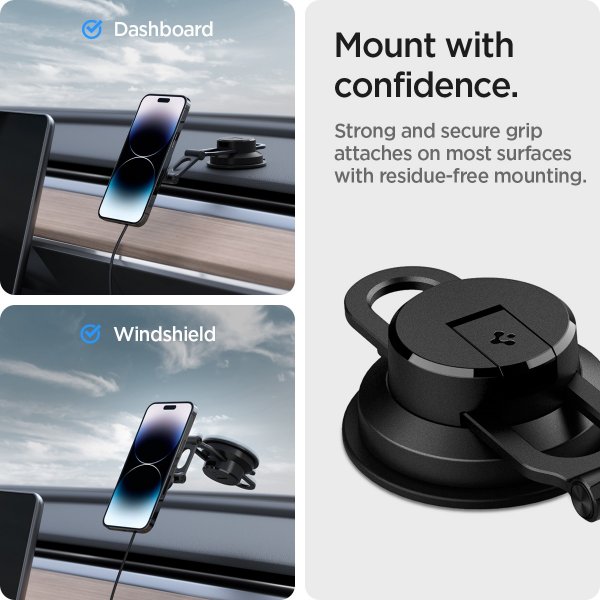 Spigen Mobilholder til bil OneTap Pro 3 Dash MagSafe Car Mount MagFit