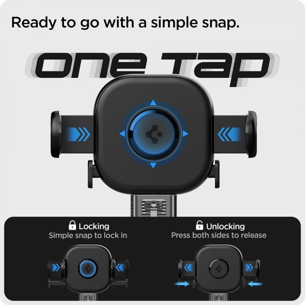 Spigen Mobilholder til bil OneTap Universal Air Vent UTS12 Svart