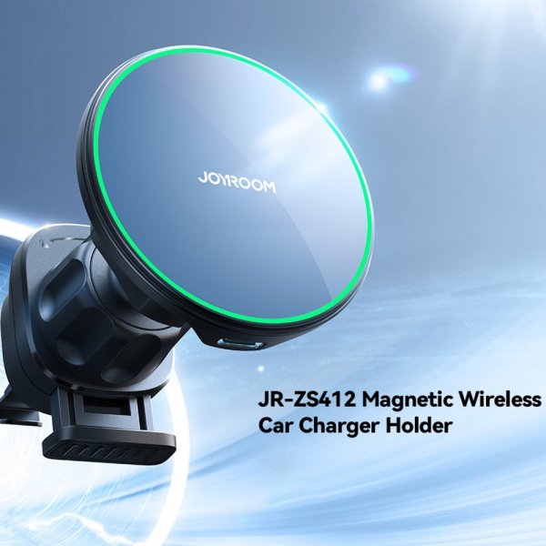 Joyroom Mobilholder til bil Qi2 15W Magnetic Wireless Car Charger Holder