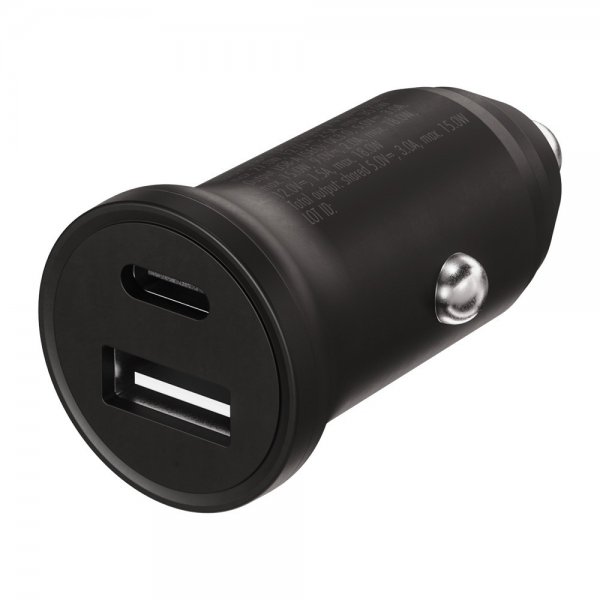 X2O Mobillader til bil 35W Double USB-C/USB-A GaN Svart