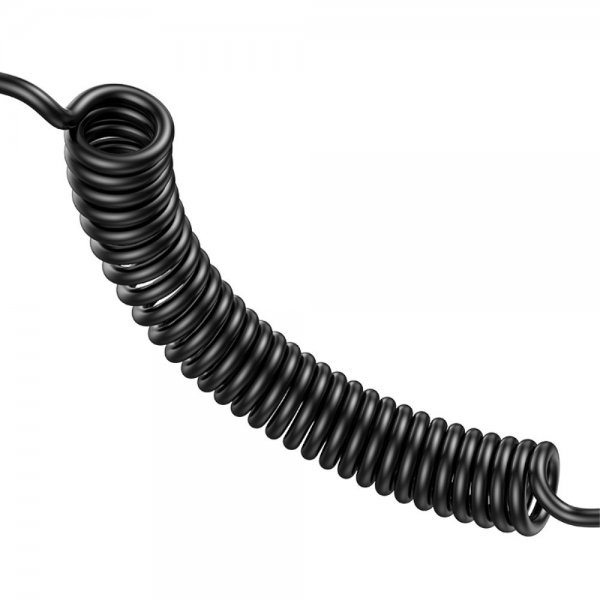 USAMS Mobillader til bil 60W Car Charger with Spring Cable