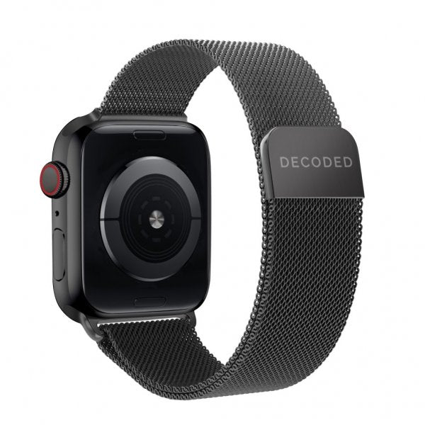 Decoded Apple Watch 38/40/41/42mm Armbånd Milan Traction Strap Svart
