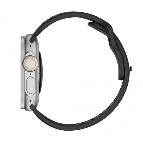 KeyBudz Apple Watch 44/45/46mm/Apple Watch Ultra Armbånd Journey Carbon Black