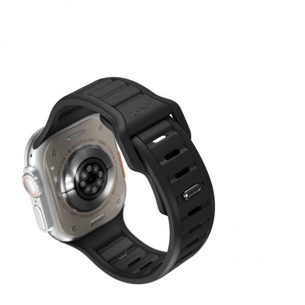 KeyBudz Apple Watch 44/45/46mm/Apple Watch Ultra Armbånd Journey Carbon Black