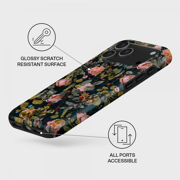 Burga iPhone 17 Pro Deksel Tough MagSafe Bloomy Garden